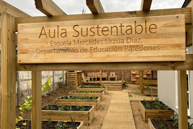 INNOVAXIS aula sustentable paredones 19 min Innovación en recursos educativos escolares y preescolares